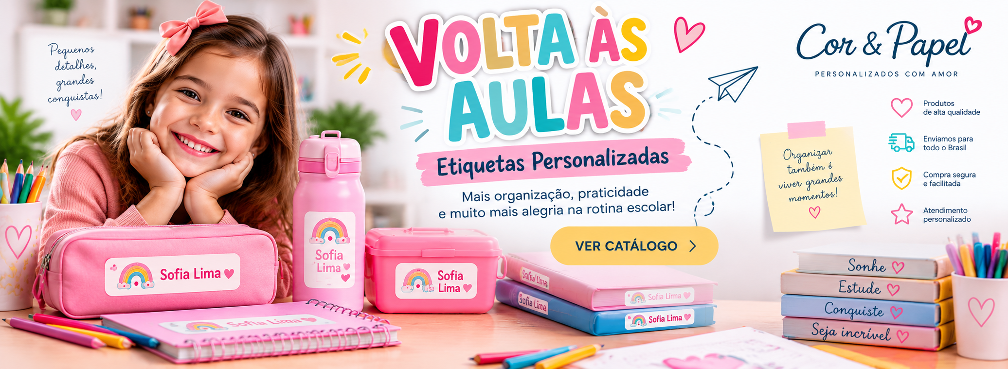 Volta às Aulas - Etiquetas Personalizadas